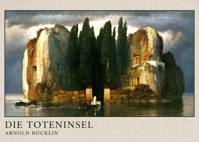 Arnold Böcklin Die Toteninsel II No4 - Póster