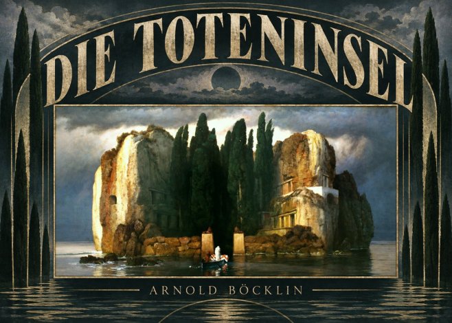 Arnold Böcklin Die Toteninsel II No6 - Póster