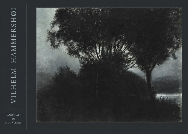 Vilhelm Hammershøi Landscape in Moonlight No2 - Póster