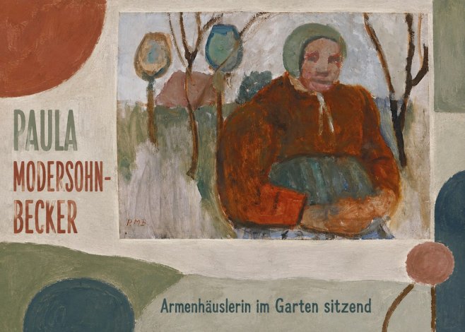 Paula Modersohn-Becker Armenhäuslerin Im Garten Sitzend No2 - Póster