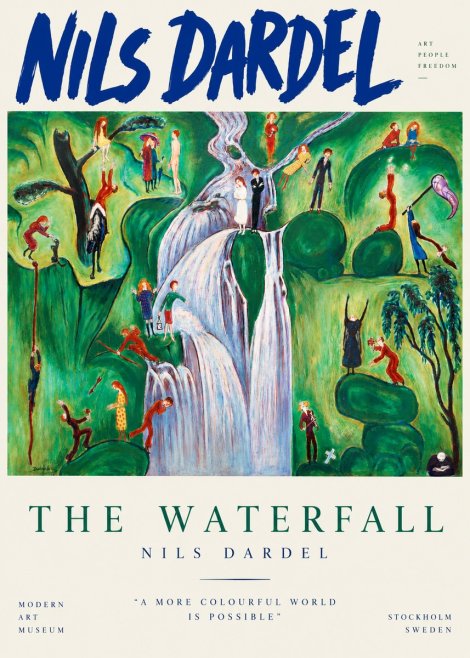 Nils Dardel The Waterfall No3 - Póster