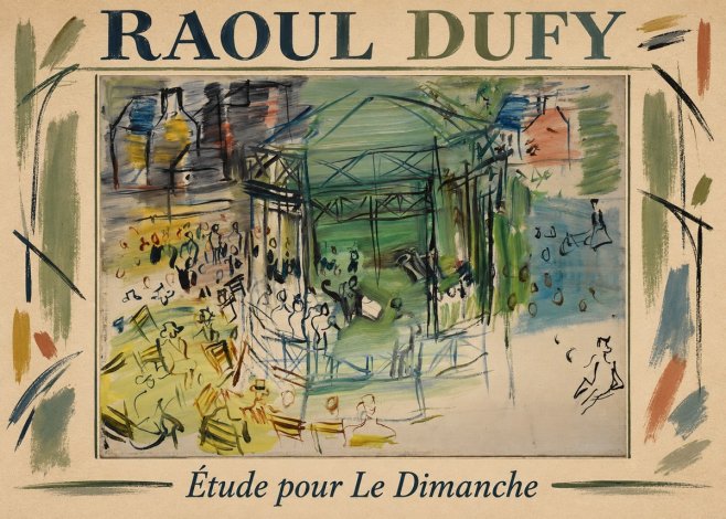 Raoul Dufy Étude Pour Le Dimanche No1 - Póster