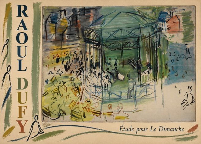 Raoul Dufy Étude Pour Le Dimanche No2 - Póster