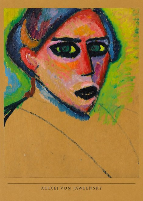 Alexej von Jawlensky Expressionist Head No6 - Póster