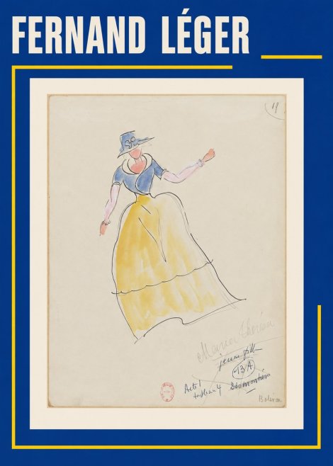 Fernand Léger Monica Thérese - Jeune Fille No1 - Póster