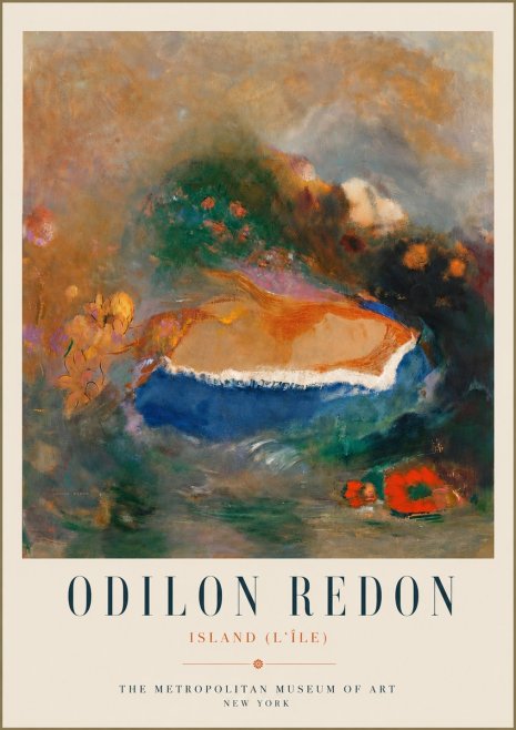 Odilon Redon Island (L'île) No5 - Póster
