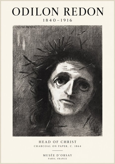 Odilon Redon Head of Christ I No1 - Póster