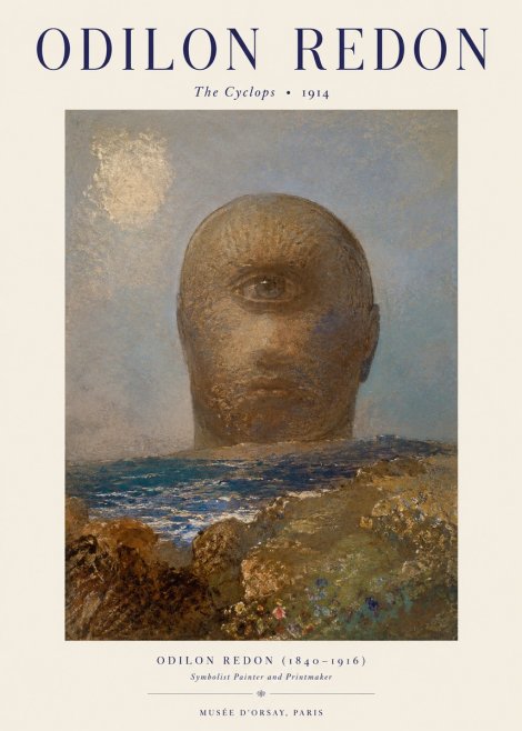 Odilon Redon The Cyclops I No1 - Póster