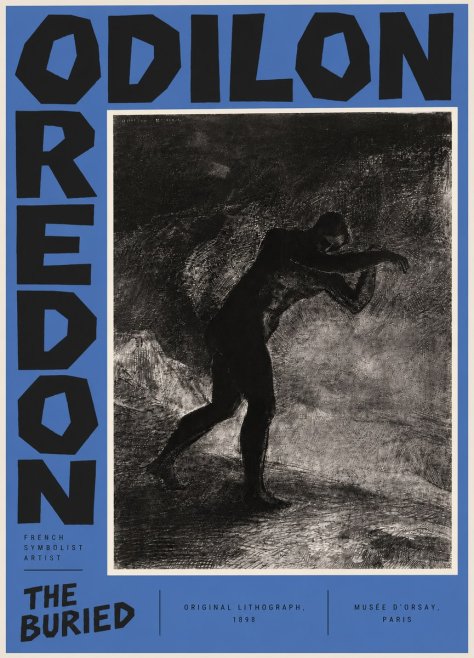 Odilon Redon The Buried No5 - Póster