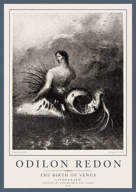 Odilon Redon The Birth of Venus No2 - Póster