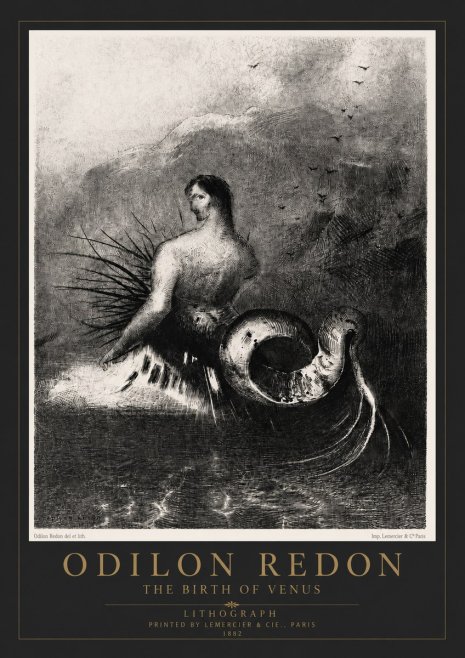 Odilon Redon The Birth of Venus No4 - Póster