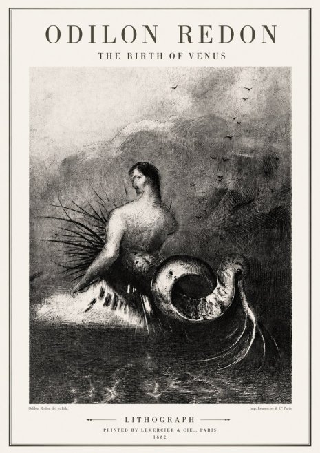 Odilon Redon The Birth of Venus No5 - Póster