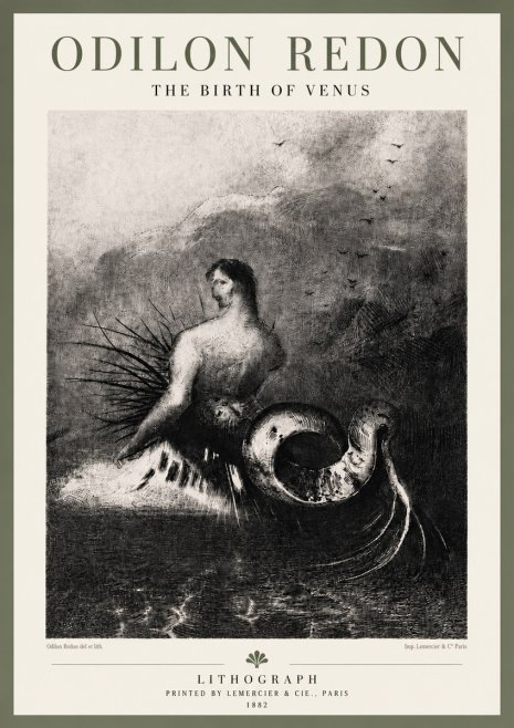 Odilon Redon The Birth of Venus No6 - Póster