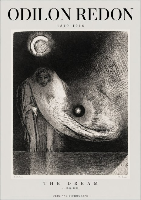 Odilon Redon The Dream No2 - Póster