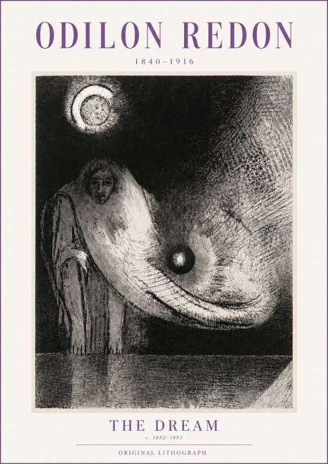 Odilon Redon The Dream No4 - Póster