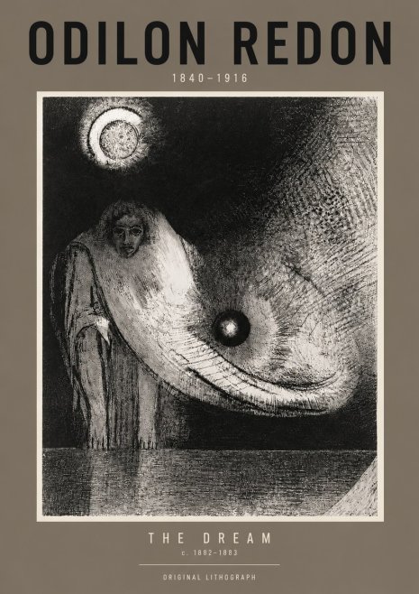 Odilon Redon The Dream No6 - Póster