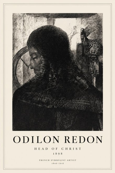 Odilon Redon Head of Christ II No1 - Póster