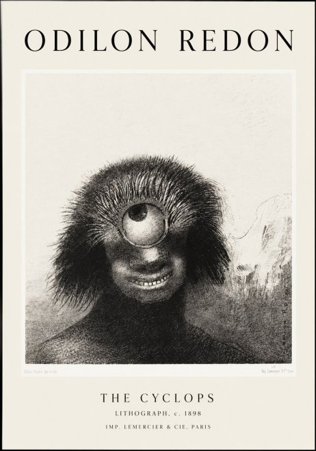 Odilon Redon The Cyclops II No1 - Póster