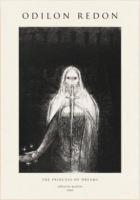 Odilon Redon The Princess of Dreams No1 - Póster