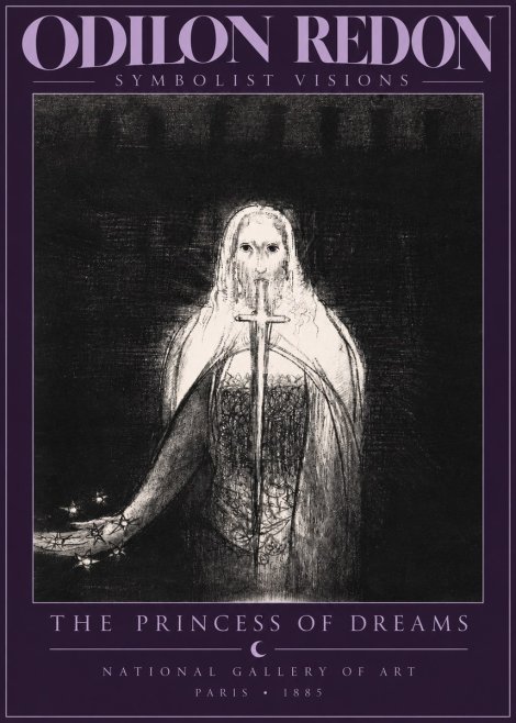 Odilon Redon The Princess of Dreams No2 - Póster