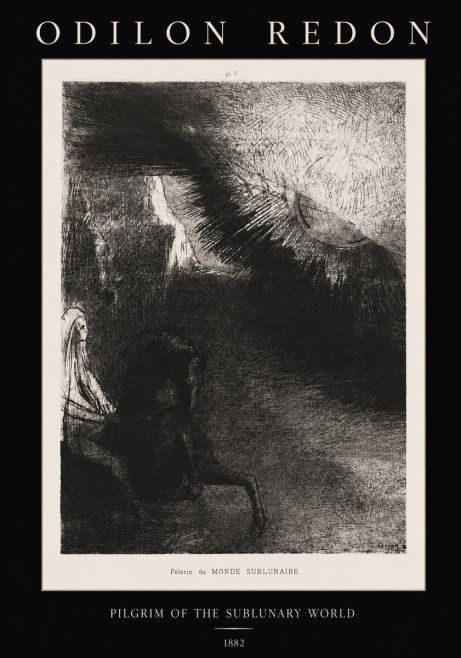 Odilon Redon Pèlerin Du Monde Sublunaire No1 - Póster