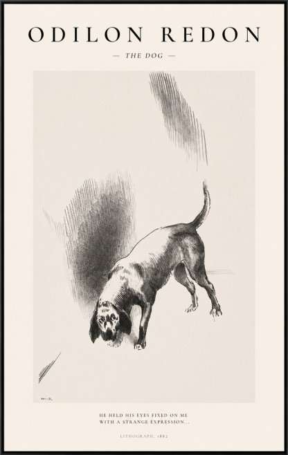 Odilon Redon The Dog No1 - Póster