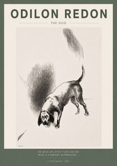 Odilon Redon The Dog No2 - Póster