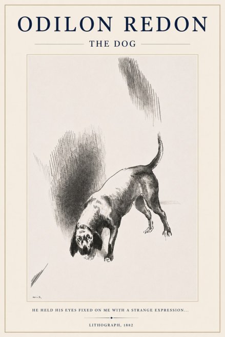 Odilon Redon The Dog No3 - Póster