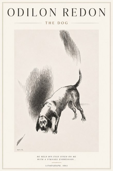Odilon Redon The Dog No5 - Póster