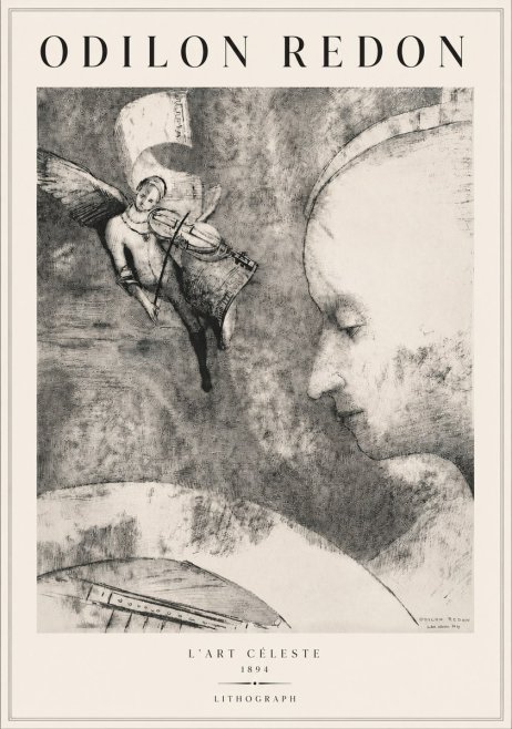 Odilon Redon L'art Céleste No3 - Póster