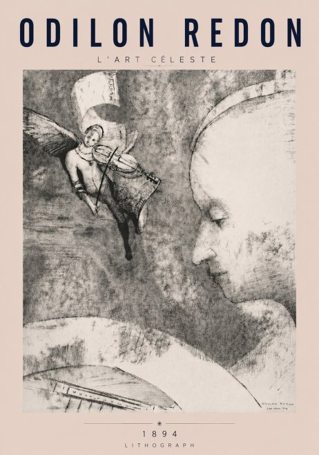 Odilon Redon L'art Céleste No4 - Póster