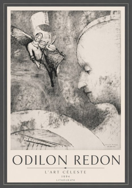 Odilon Redon L'art Céleste No6 - Póster