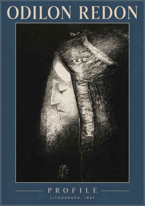 Odilon Redon Profile No2 - Póster