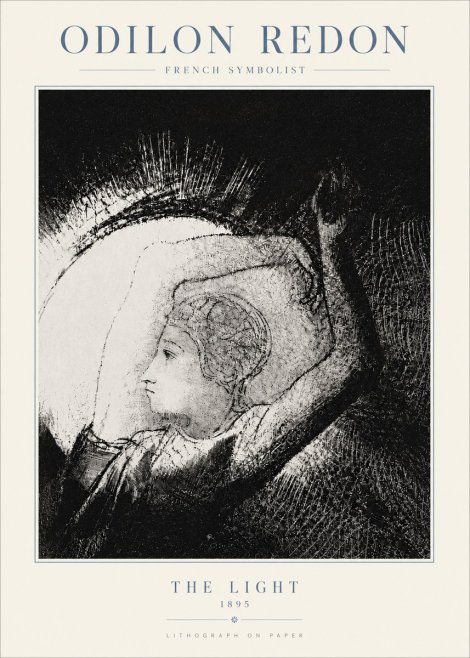 Odilon Redon The Light No5 - Póster