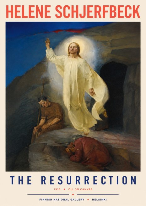 Helene Schjerfbeck The Resurrection No2 - Póster