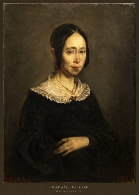 Jean-François Millet Madame Frigot No6 - Póster