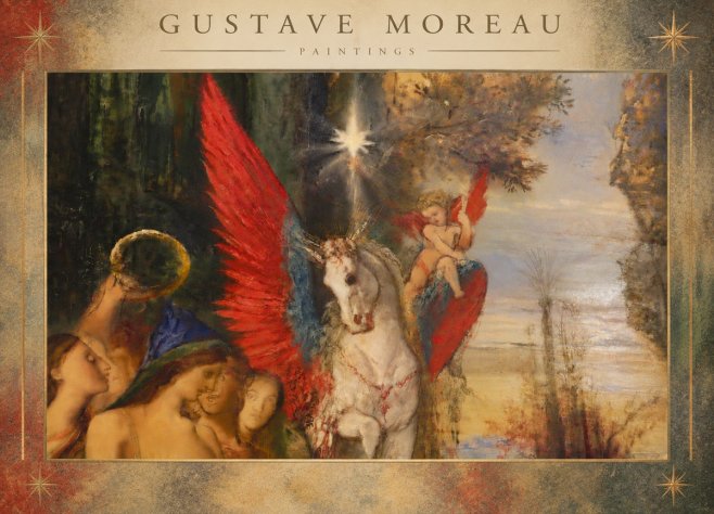Gustave Moreau Pegasus No6 - Póster