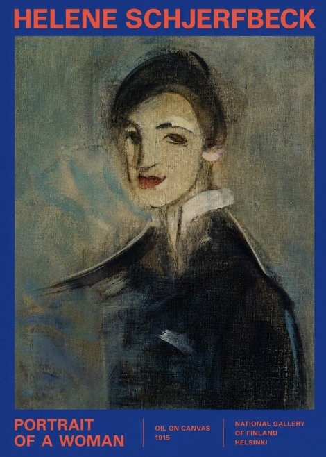 Helene Schjerfbeck Portrait of a Woman II No2 - Póster