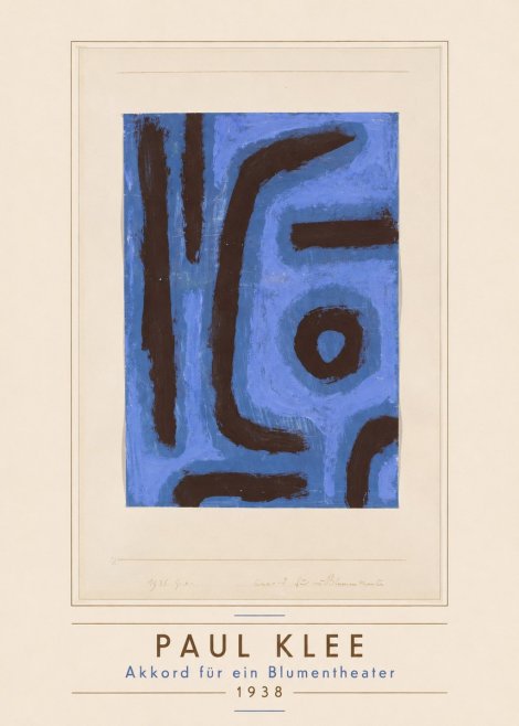 Paul Klee Akkord Für Ein Blumentheater No3 - Póster