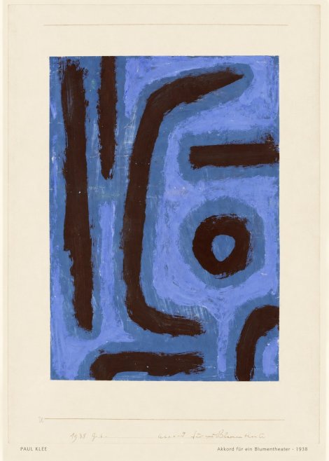 Paul Klee Akkord Für Ein Blumentheater No6 - Póster