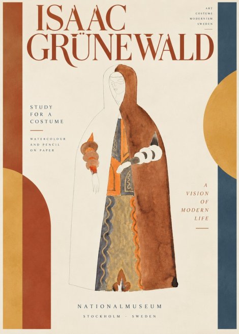 Isaac Grünewald Study for a Costume I No4 - Póster