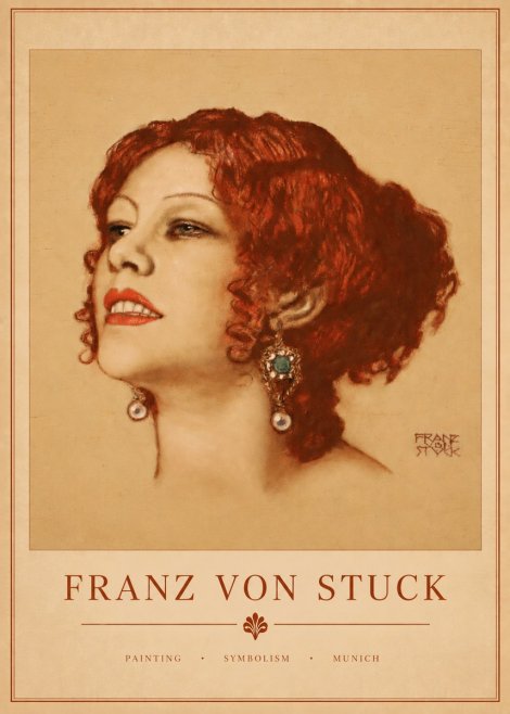 Franz von Stuck Medusa No4 - Póster