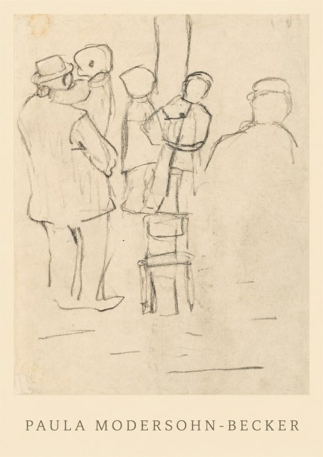 Paula Modersohn-Becker Studies of Figures No1 - Póster