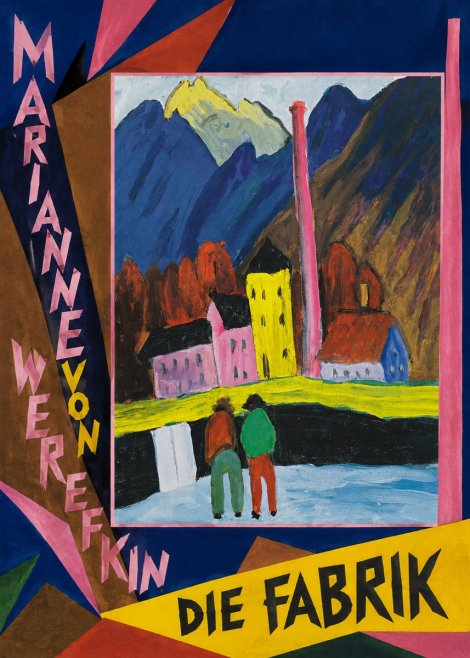 Marianne von Werefkin Die Fabrik No4 - Póster