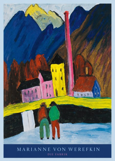 Marianne von Werefkin Die Fabrik No6 - Póster