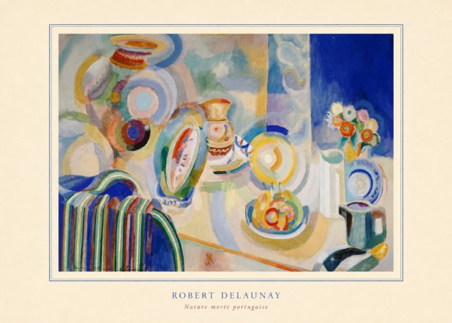 Robert Delaunay Nature Morte Portugaise No4 - Póster