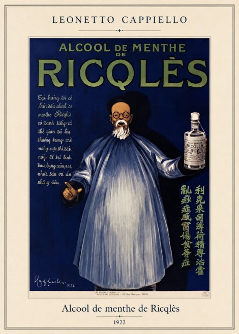 Leonetto Cappiello Alcool De Menthe De Ricqlès II No4 - Póster