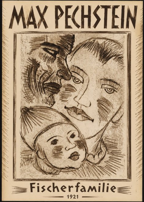 Max Pechstein Fischerfamilie No1 - Póster