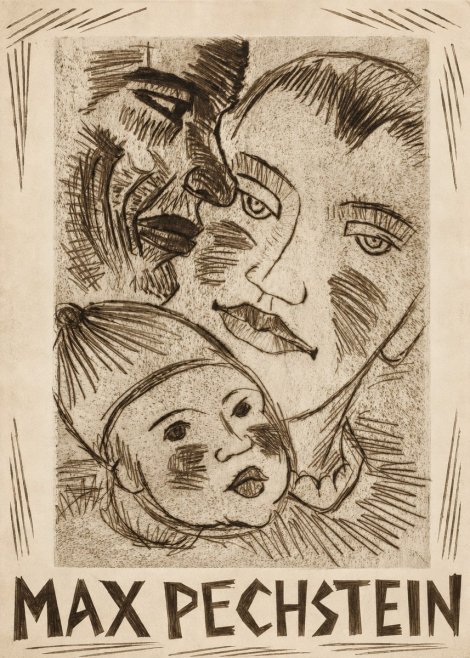 Max Pechstein Fischerfamilie No2 - Póster