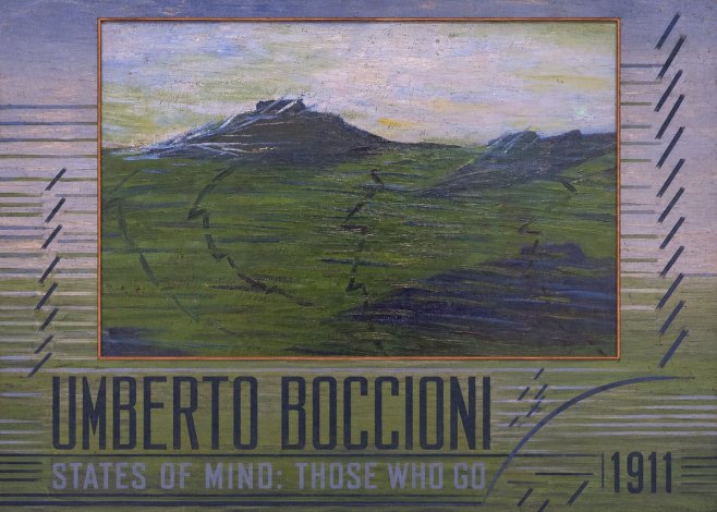 Umberto Boccioni States of Mind: Those Who Go No3 - Póster